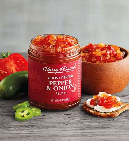 Pepper and Onion Relish with Ghost Pepper
